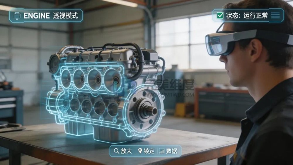 通过三维建模还原设备内部,佩戴VR眼镜即可沉浸式虚拟拆解并直观呈现异