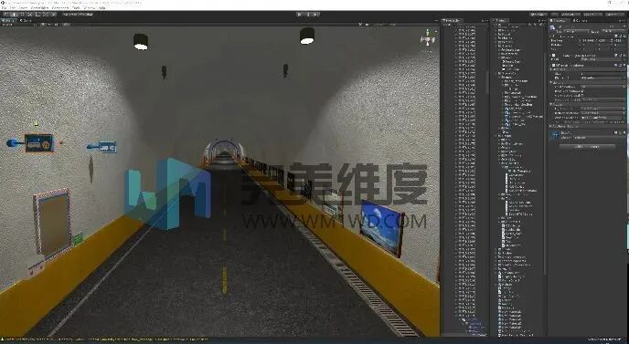 图12:巷道模型效果调整
