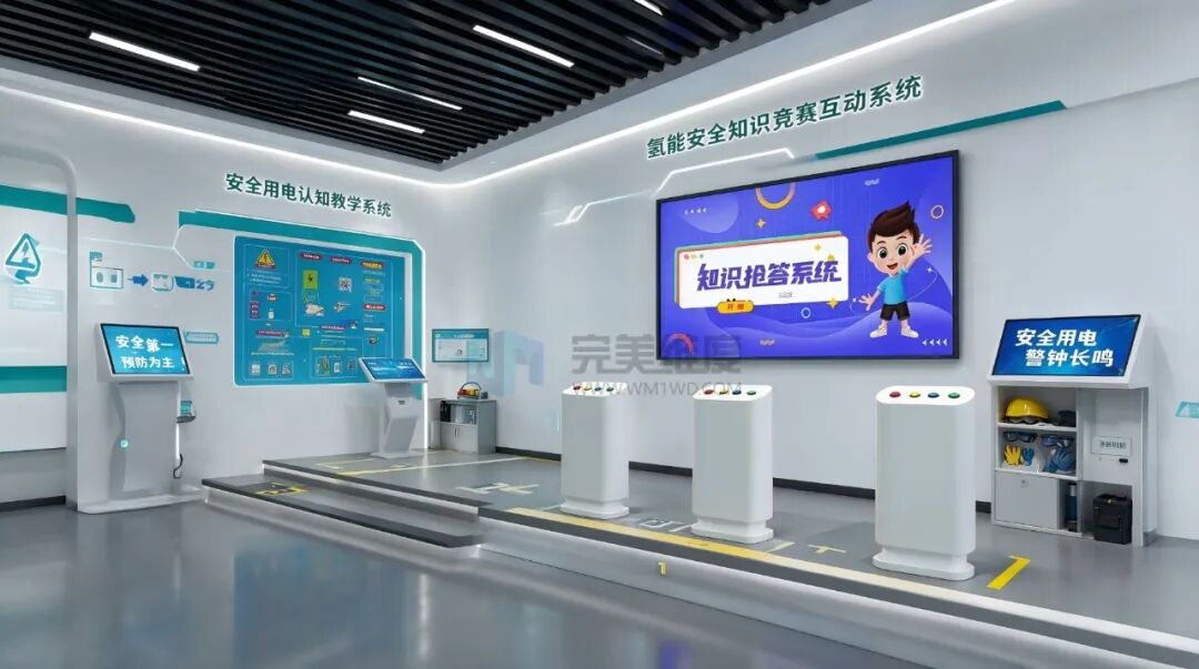 氢能发电安全实训厅