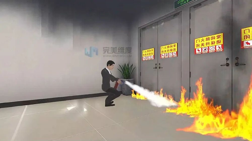 支持创建、编辑、管理用于安全模拟演练的虚拟场景,如火灾逃生、设备操作
