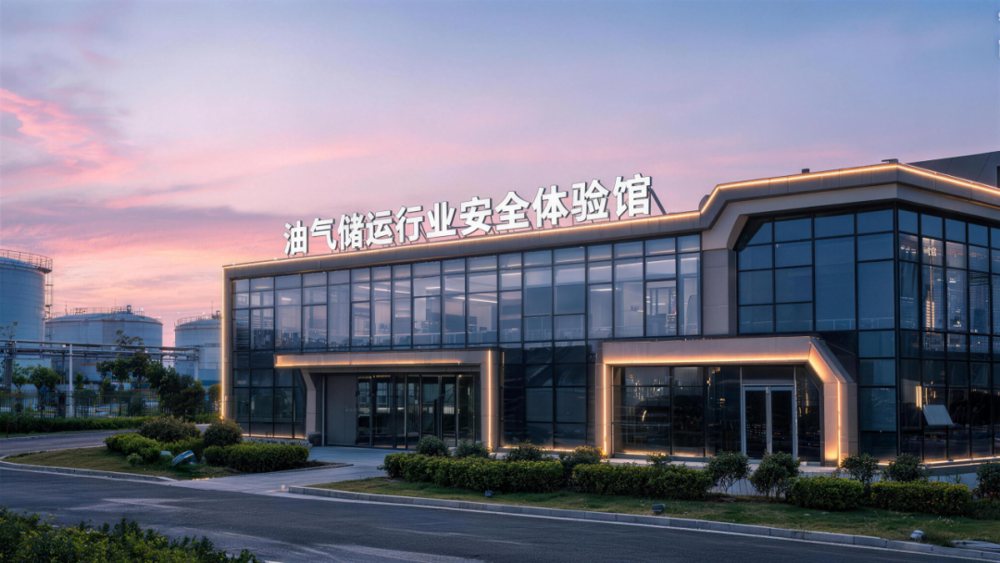 油气储运行业安全体验馆，运用 VR/AR 等数智手段，以沉浸式体验强