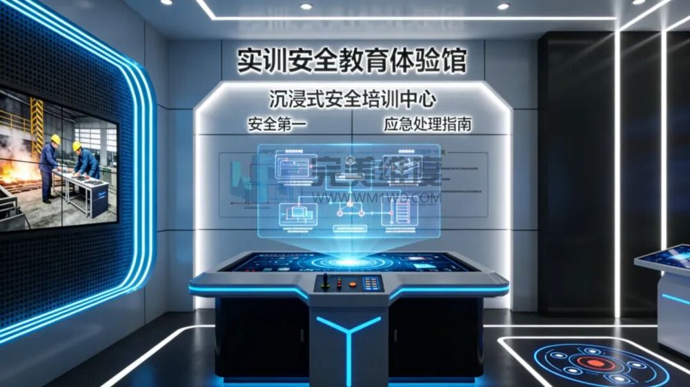 聚焦实训与生产场景，通过实体设备互动和VR环境模拟体验体验强化行业安