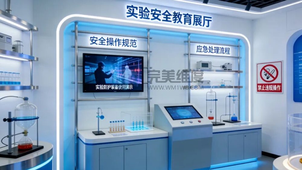 在虚拟实验室中完成全流程操作，系统实时纠错，并对危险操作如错误混合化