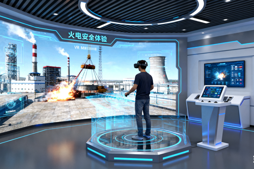 核心体验模块:VR沉浸式事故体验厅