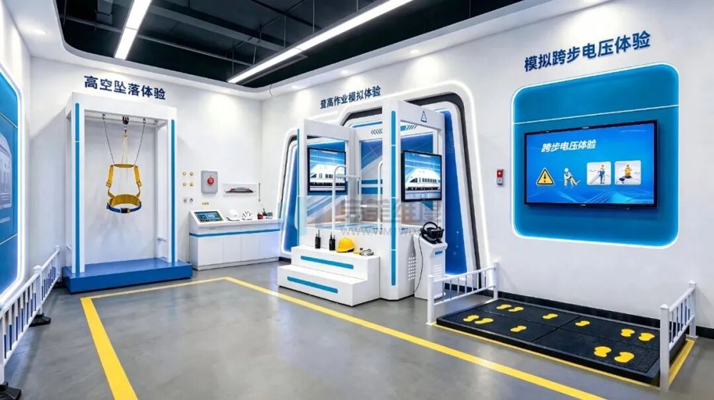 登顶作业与高压安全体验区