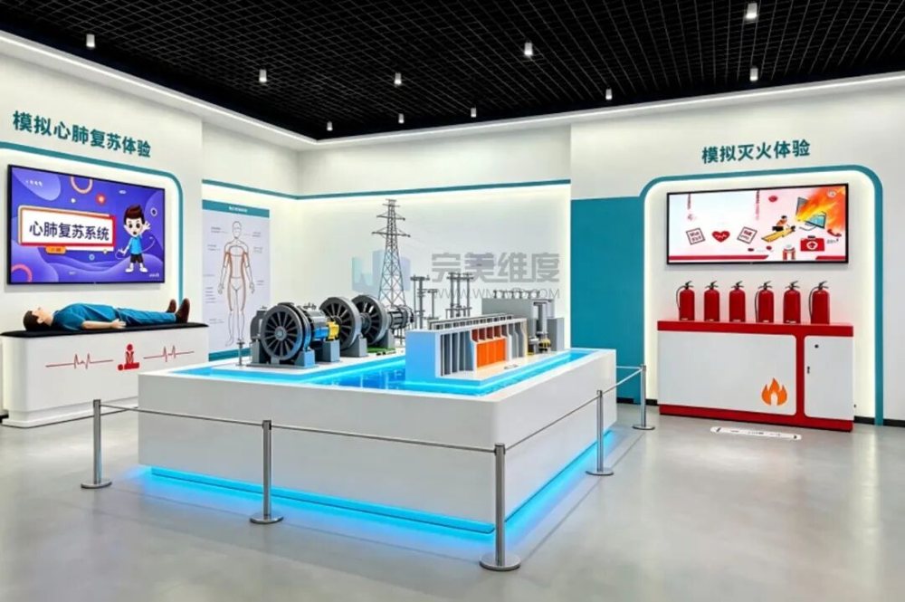 VR沉浸式体验与应急演练厅