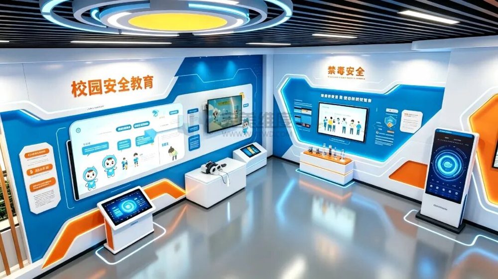 防骗、禁毒、防欺凌，是数字化时代学生必须装备的“护身符”。体验区借助